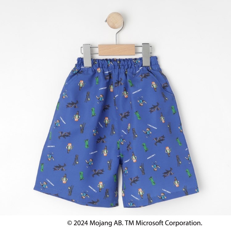 シューラルー /キッズ(SHOO・LA・RUE/Kids)の【マインクラフト】【吸水速乾】総柄ハーフパンツ ハーフパンツ