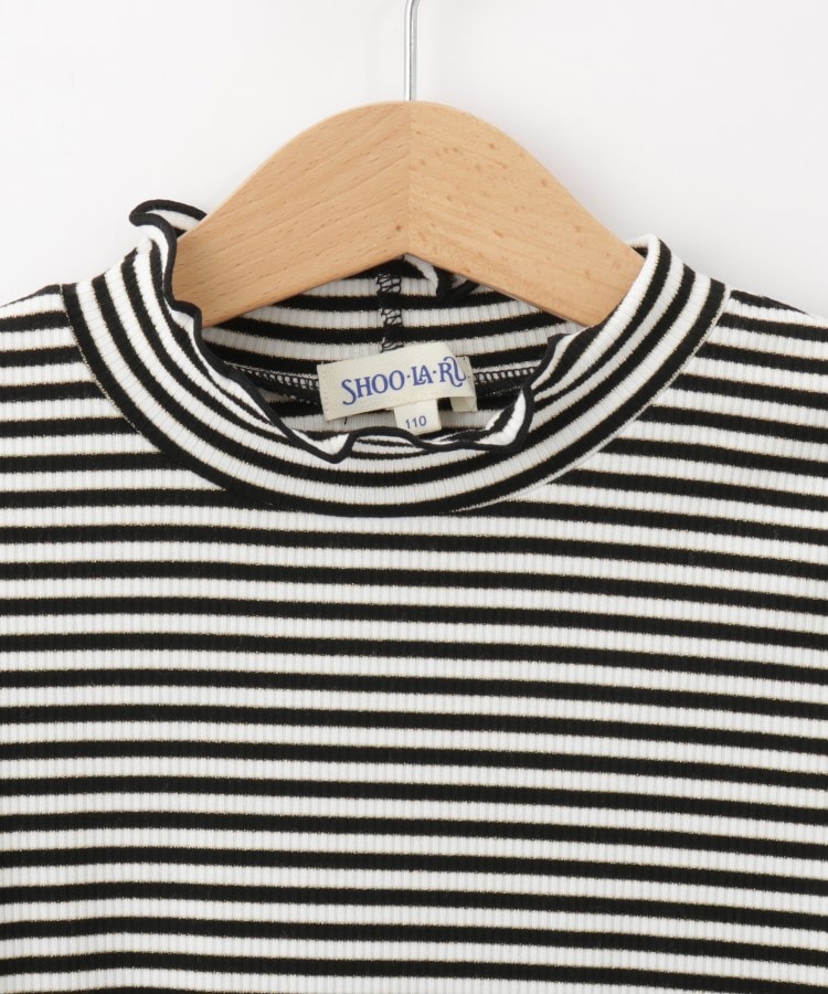 シューラルー /キッズ(SHOO・LA・RUE/Kids)の【110-140cm/2点セット】フリルサロペット＋5分袖ボーダートップス5