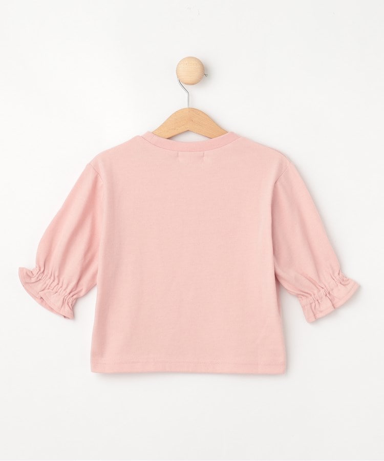 110-140cm/2点セット】エンボスTシャツ＋チュールスカート