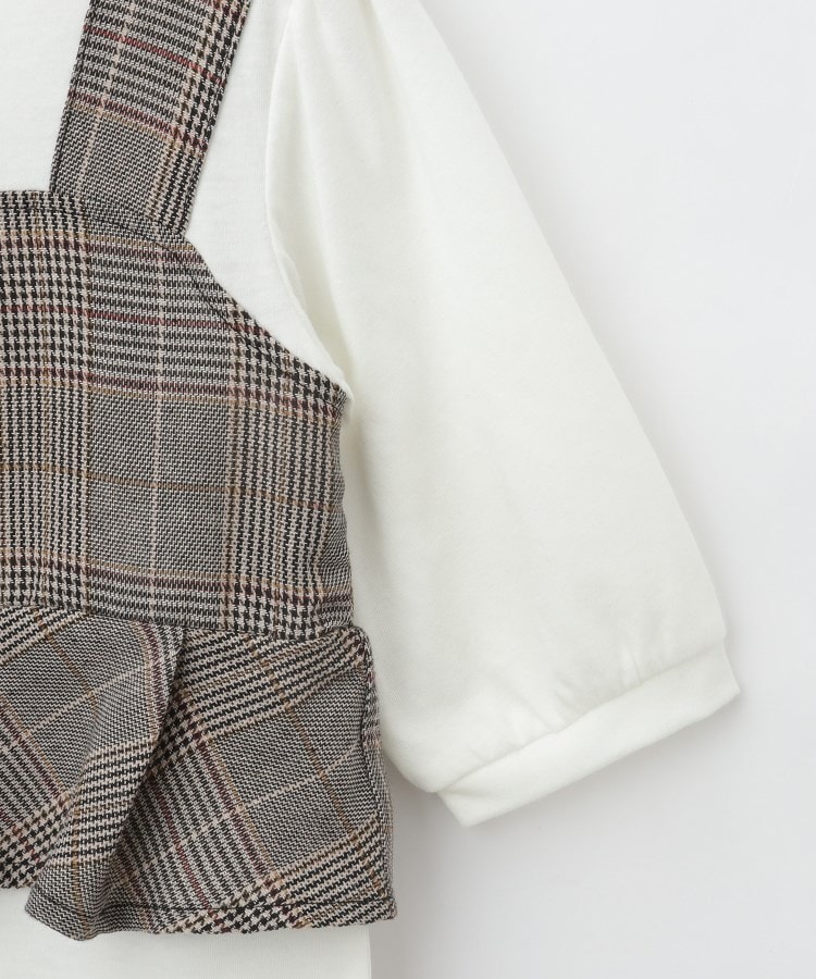 シューラルー /キッズ(SHOO・LA・RUE/Kids)の【110-140cm/2点セット】チェックビスチェ＋ショートパンツ4