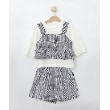 シューラルー /キッズ(SHOO・LA・RUE/Kids)の【110-140cm/2点セット】チェックビスチェ＋ショートパンツ18