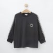 シューラルー /キッズ(SHOO・LA・RUE/Kids)の【110-140cm】袖柄テープロンT チャコールグレー(014)