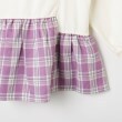 シューラルー /キッズ(SHOO・LA・RUE/Kids)の【110-140cm】チェック使い 切替フレアトップス6