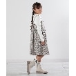 シューラルー /キッズ(SHOO・LA・RUE/Kids)の【110-140cm】フロントジップ使い チェックドッキングワンピース10