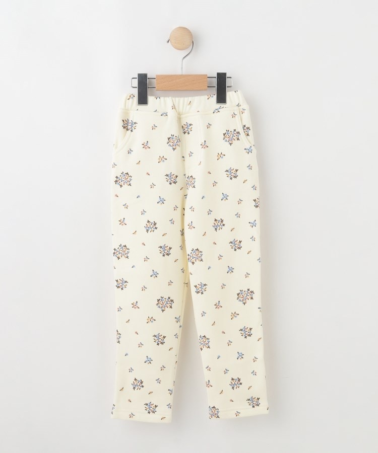シューラルー /キッズ(SHOO・LA・RUE/Kids)の【110-140cm/男女兼用】裏シャギー総柄パンツ アイボリー(104)