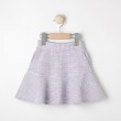 シューラルー /キッズ(SHOO・LA・RUE/Kids)の【110-140cm】カットツィードフレアスカパン ラベンダー(080)