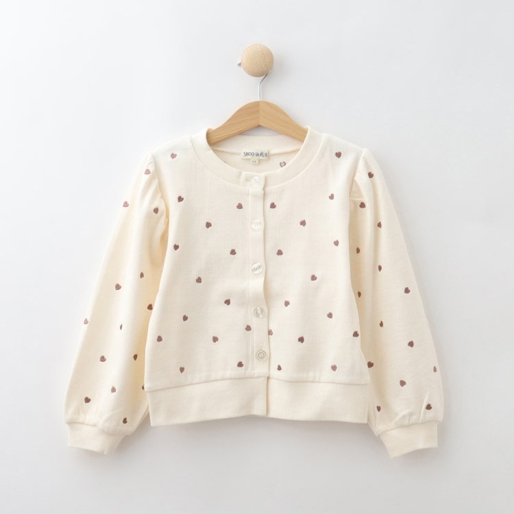 シューラルー /キッズ(SHOO・LA・RUE/Kids)の【110-140cm】刺繍カーディガン カーディガン/ボレロ
