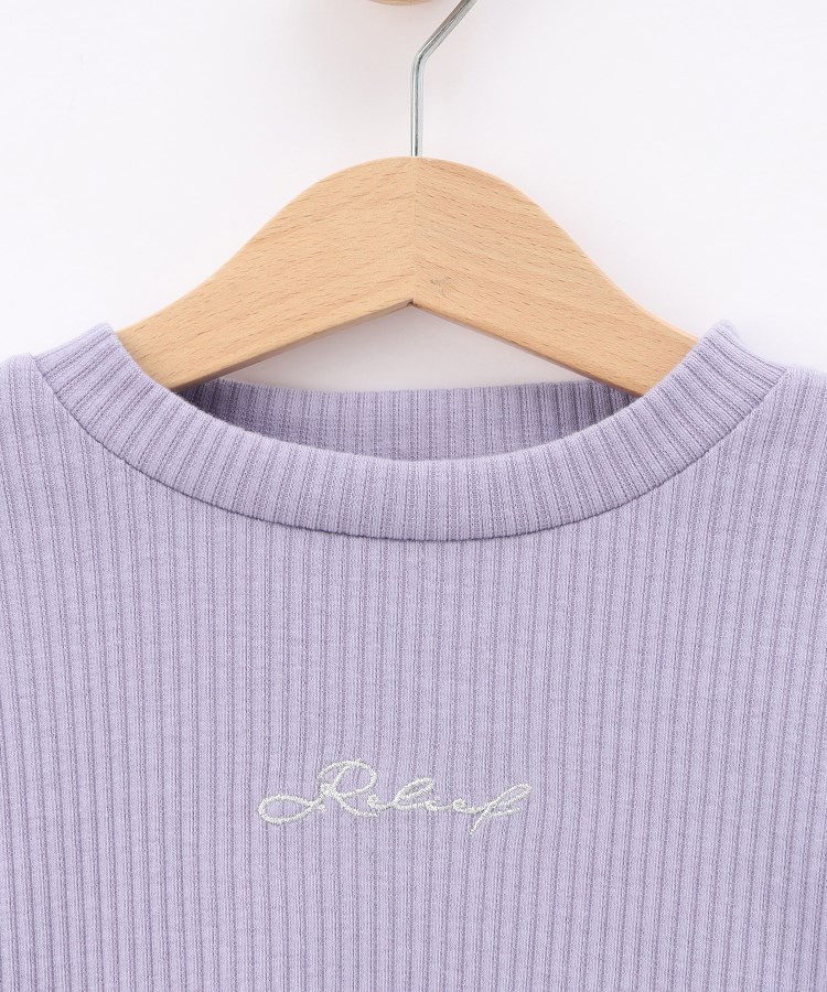 シューラルー /キッズ(SHOO・LA・RUE/Kids)の【110-140cm/セットアップ可】袖チェックドッキングトップス3