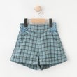 シューラルー /キッズ(SHOO・LA・RUE/Kids)の【110-140cm/セットアップ可】チェックサイドリボンショートパンツ サックスブルー(290)