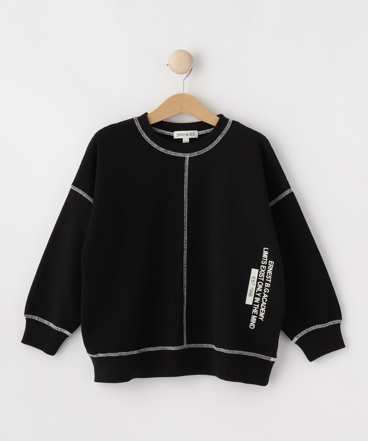 シューラルー /キッズ(SHOO・LA・RUE/Kids)の【110-140cm】異素材切替えプルオーバー1