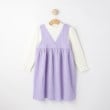 シューラルー /キッズ(SHOO・LA・RUE/Kids)の【洗える/110-140cm】着るだけでコーデが決まる ジャカード ドッキングワンピース1