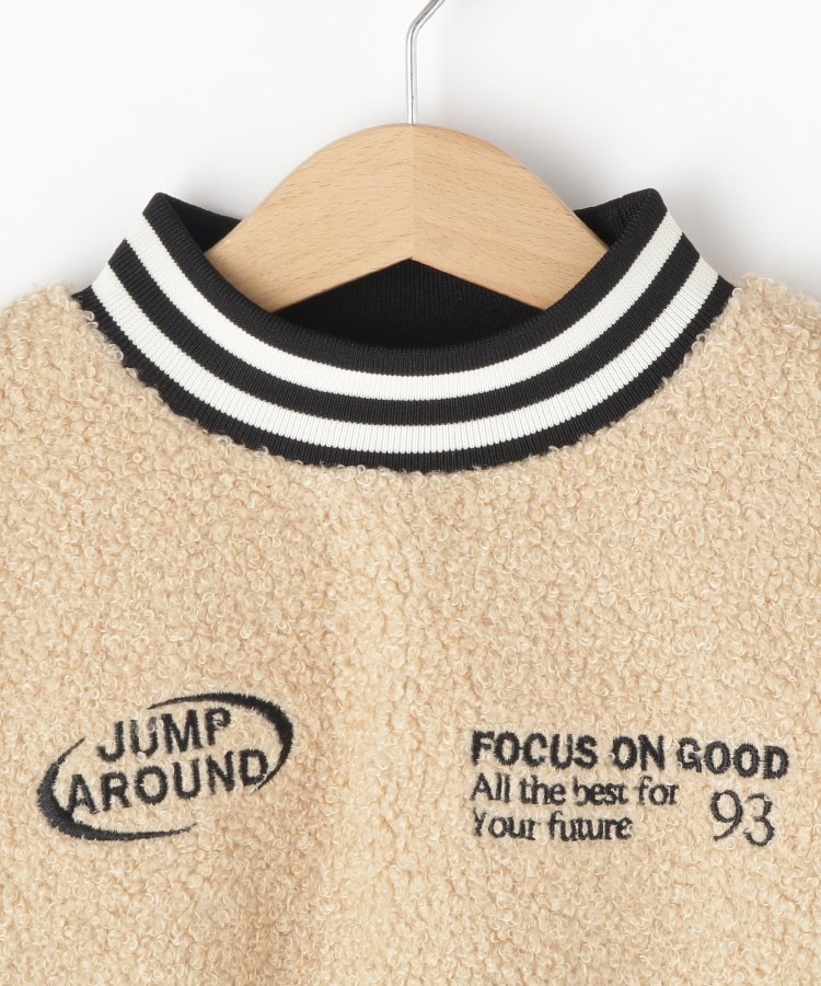 シューラルー /キッズ(SHOO・LA・RUE/Kids)の【110-140cm】ラインリブ使いボアプルオーバー3