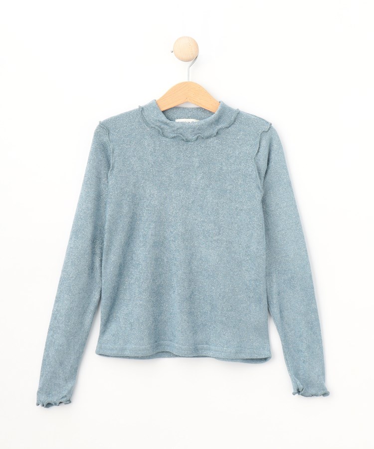 シューラルー /キッズ(SHOO・LA・RUE/Kids)の【110-140cm】プチハイネックラメニットソープルオーバー1