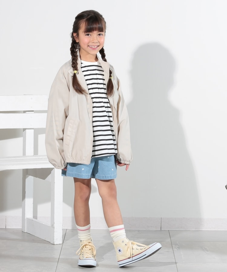 シューラルー /キッズ(SHOO・LA・RUE/Kids)の【110-140cm】GIRLギャザー使いロンT10