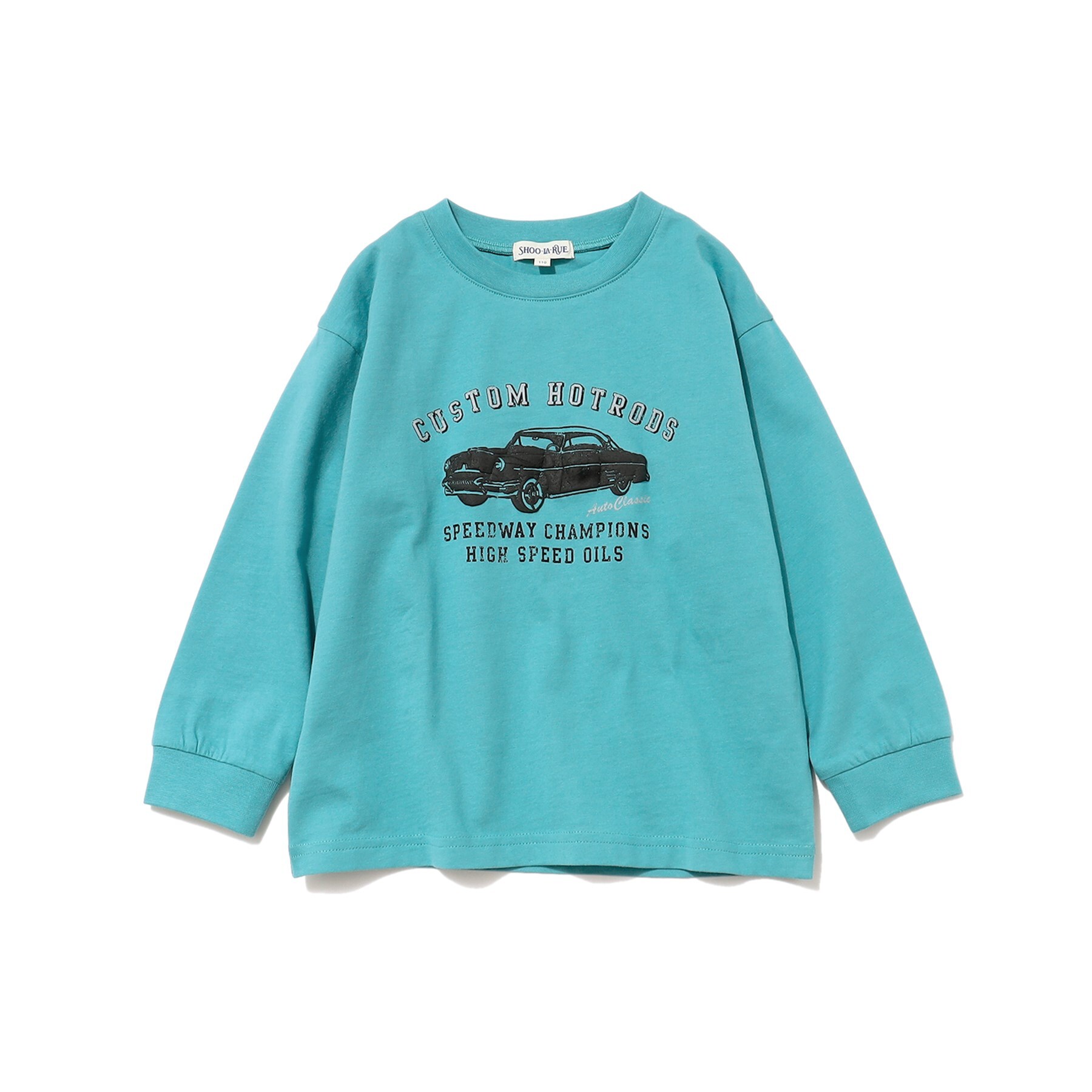 シューラルー /キッズ(SHOO・LA・RUE/Kids)の【110-140cm】BOYモチーフロンT グリーン(022)