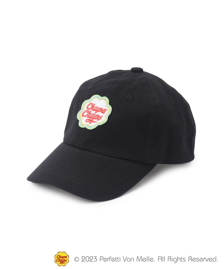 シューラルー /キッズ(SHOO・LA・RUE/Kids)の【チュッパチャプス】ツイルCAP ブラック(019)