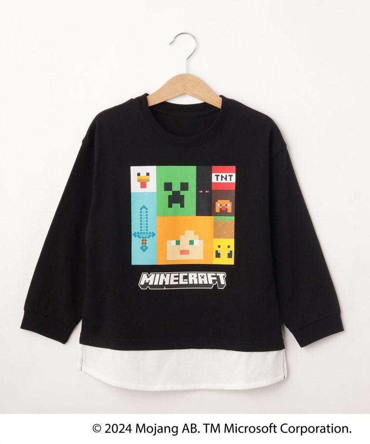 シューラルー /キッズ(SHOO・LA・RUE/Kids)の【マインクラフト】レイヤード風ロンT3