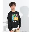 シューラルー /キッズ(SHOO・LA・RUE/Kids)の【マインクラフト】レイヤード風ロンT ブラック(019)