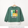 シューラルー /キッズ(SHOO・LA・RUE/Kids)の【マインクラフト】レイヤード風ロンT グリーン(622)