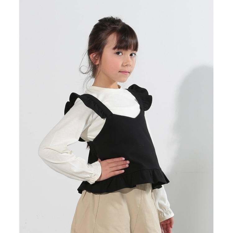 110-140cm/2点セット】フリルビスチェ+インナーセット 110-140cm/2点セット】フリルビスチェ+インナーセット