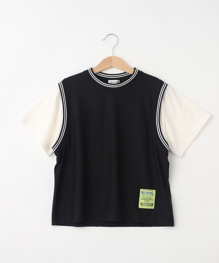 シューラルー /キッズ(SHOO・LA・RUE/Kids)の【110-140cm】ユニフォーム風レイヤードTシャツ3