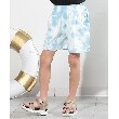 シューラルー /キッズ(SHOO・LA・RUE/Kids)の【110-140cm】インレイアソート総柄ハーフパンツ サックスブルー(090)