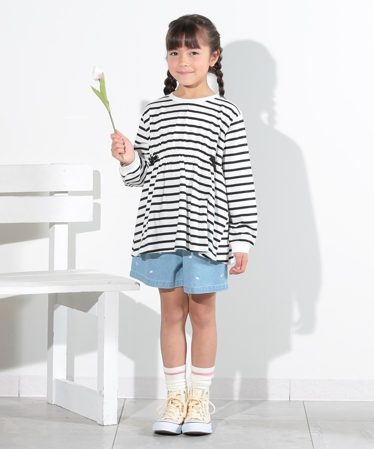 シューラルー /キッズ(SHOO・LA・RUE/Kids)の【110-140cm】ハート刺繍ショートパンツ7