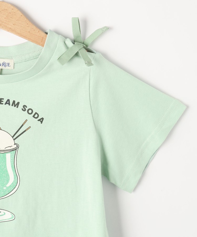 シューラルー /キッズ(SHOO・LA・RUE/Kids)の【110-140cm】肩開きリボン使いTシャツ4