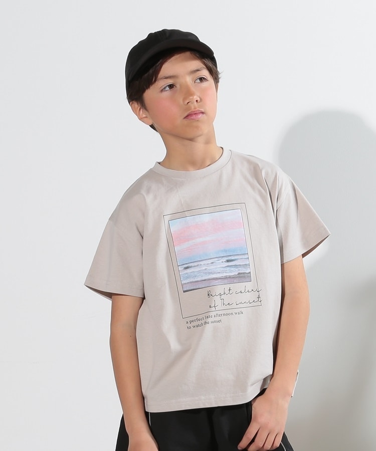 シューラルー /キッズ(SHOO・LA・RUE/Kids)の【110-140cm/リンクあり】グラフィックアソートTシャツ グレー(112)