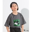 シューラルー /キッズ(SHOO・LA・RUE/Kids)の【DISNEY】スパンコール刺繍Tシャツ チャコールグレー(014)