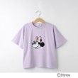 シューラルー /キッズ(SHOO・LA・RUE/Kids)の【DISNEY】スパンコール刺繍Tシャツ ラベンダー(080)