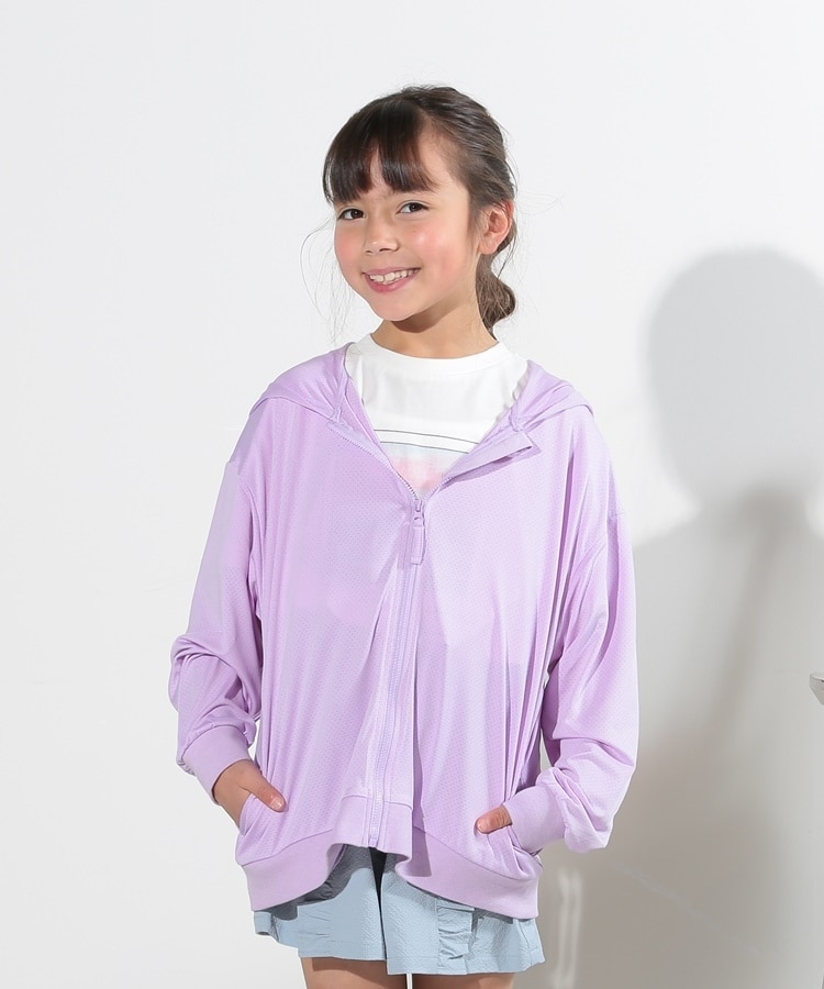 110-140cm/UV/速乾】メッシュパーカー(パーカー) | SHOO・LA 110-140cm/UV/速乾】メッシュパーカー(パーカー) | SHOO・LA