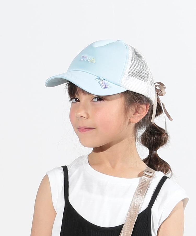 シューラルー /キッズ(SHOO・LA・RUE/Kids)のチャーム付きメッシュキャップ9