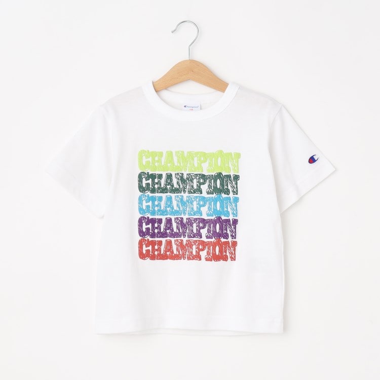 シューラルー /キッズ(SHOO・LA・RUE/Kids)の【Champion】カラフルロゴTシャツ Ｔシャツ