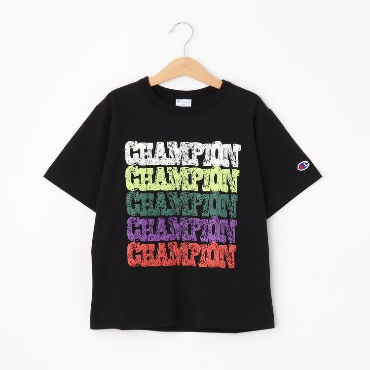 シューラルー /キッズ(SHOO・LA・RUE/Kids)の【Champion】カラフルロゴTシャツ Ｔシャツ