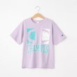 シューラルー /キッズ(SHOO・LA・RUE/Kids)の【Champion】ペイントロゴTシャツ ラベンダー(080)