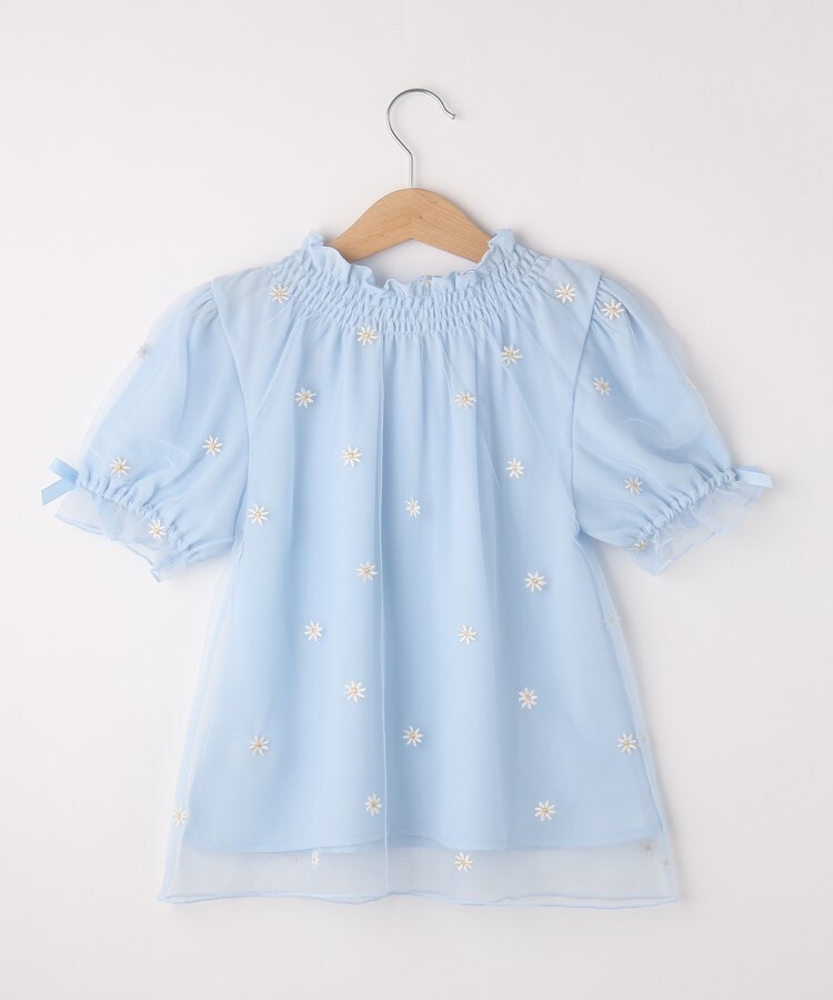 シューラルー /キッズ(SHOO・LA・RUE/Kids)の【110-140cm】お花刺繍チュールブラウス2