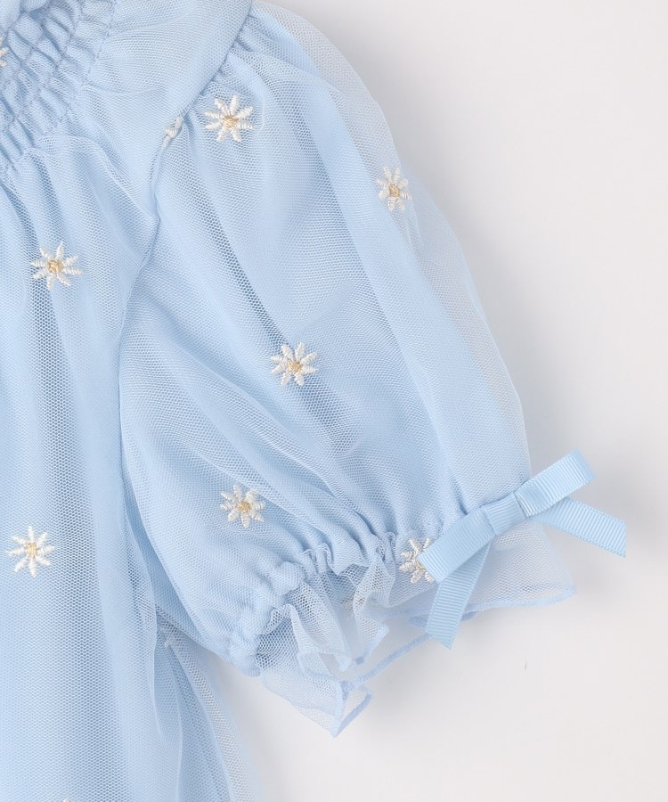 シューラルー /キッズ(SHOO・LA・RUE/Kids)の【110-140cm】お花刺繍チュールブラウス4