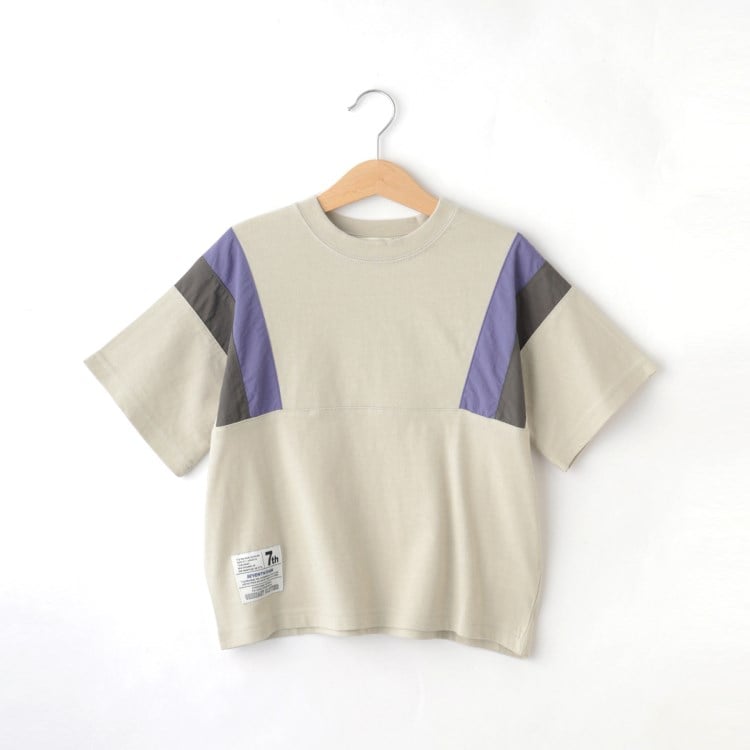 シューラルー /キッズ(SHOO・LA・RUE/Kids)の配色切替ドルマンTシャツ Ｔシャツ