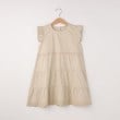 シューラルー /キッズ(SHOO・LA・RUE/Kids)の【110-140cm】レース使いティアードワンピース ライトベージュ(051)