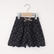 シューラルー /キッズ(SHOO・LA・RUE/Kids)の【110-140cm/水陸両用】総柄スカラップキュロットパンツ ブラック(119)
