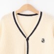 シューラルー /キッズ(SHOO・LA・RUE/Kids)の【100-140cm/プチセレ】ラインニットカーディガン3