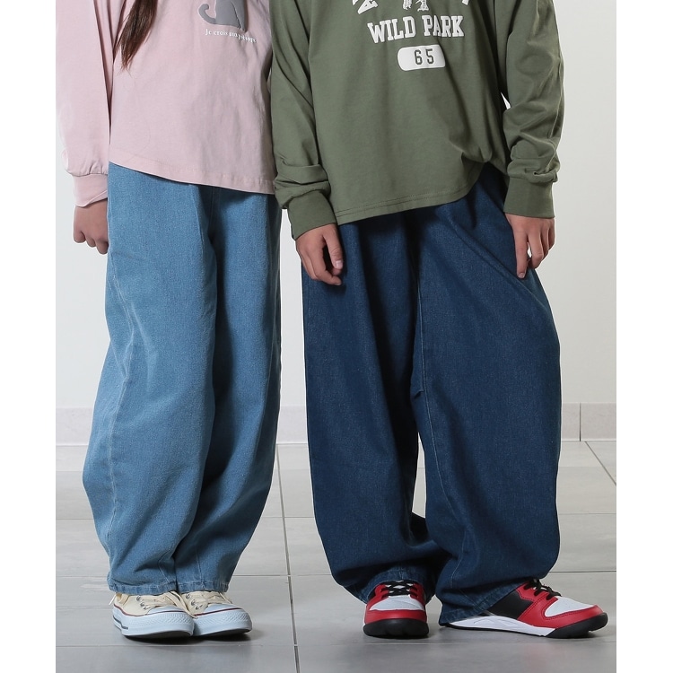 シューラルー /キッズ(SHOO・LA・RUE/Kids)の【100-150cm/洗える/男女兼用】穿くだけで旬な着こなしに アソートカーブパンツ フルレングスパンツ