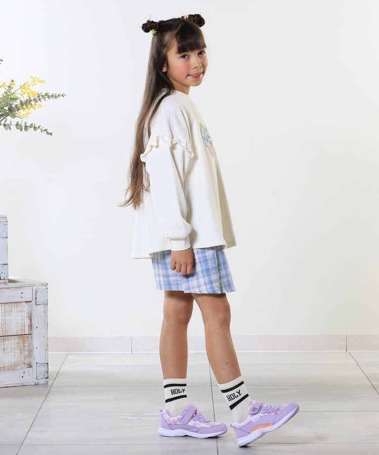 シューラルー /キッズ(SHOO・LA・RUE/Kids)の【130-150cm/洗える/姉妹リンク可】お袖フリルがアクセント アソートプリントスウェット15