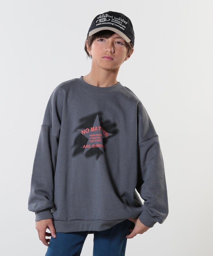 シューラルー /キッズ(SHOO・LA・RUE/Kids)の【130-150cm/洗える/兄妹リンク可】コーデの主役 アソートプリント オーバースウェット12