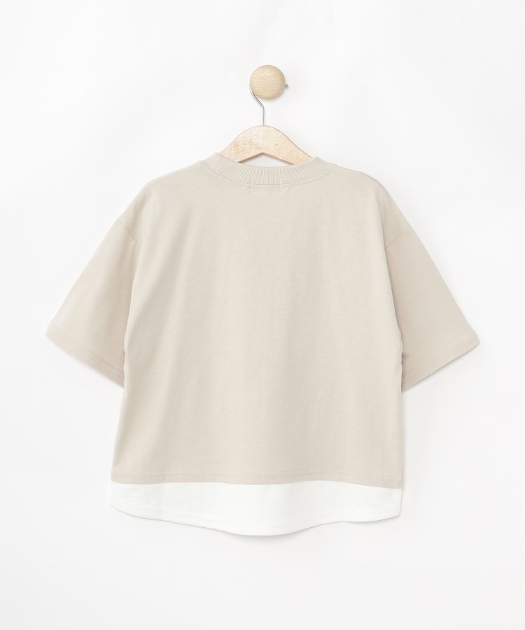 シューラルー /キッズ(SHOO・LA・RUE/Kids)の【100-150cm】アソートプリント裾レイヤード五分袖Tシャツ2
