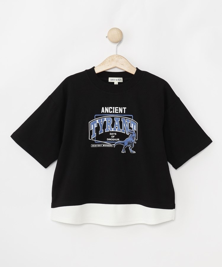 シューラルー /キッズ(SHOO・LA・RUE/Kids)の【100-150cm】アソートプリント裾レイヤード五分袖Tシャツ10