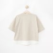シューラルー /キッズ(SHOO・LA・RUE/Kids)の【100-150cm】アソートプリント裾レイヤード五分袖Tシャツ2