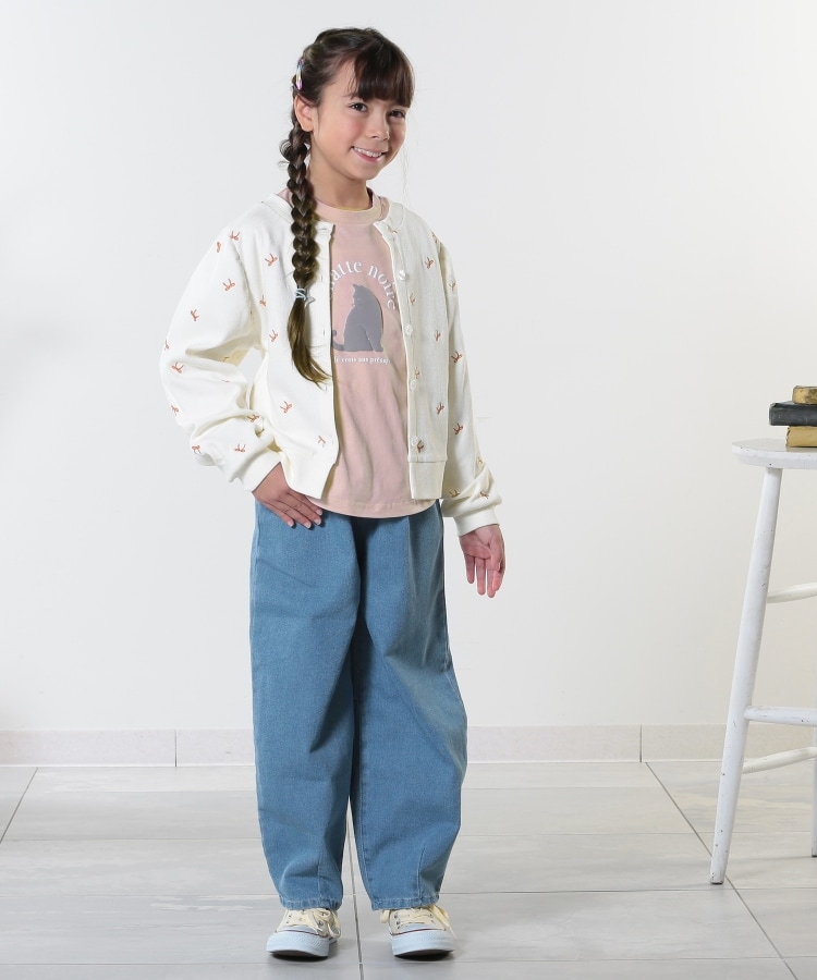 シューラルー /キッズ(SHOO・LA・RUE/Kids)の【100-150cm/洗える/姉妹リンク可】GIRLS プリントアソートロンT16