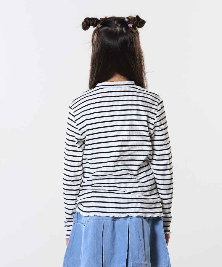 シューラルー /キッズ(SHOO・LA・RUE/Kids)の【100-150cm】刺繍ロゴ使いリブロンT11